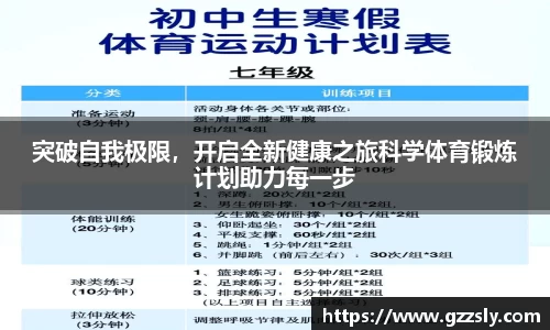 突破自我极限，开启全新健康之旅科学体育锻炼计划助力每一步
